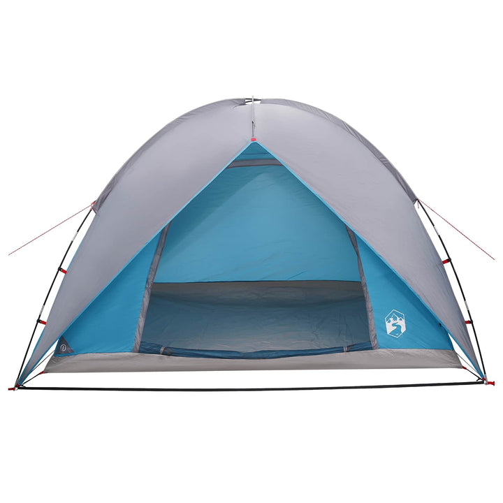 Camping telt med regnslag vandafvisende Blå 245 x 245 x 149 cm