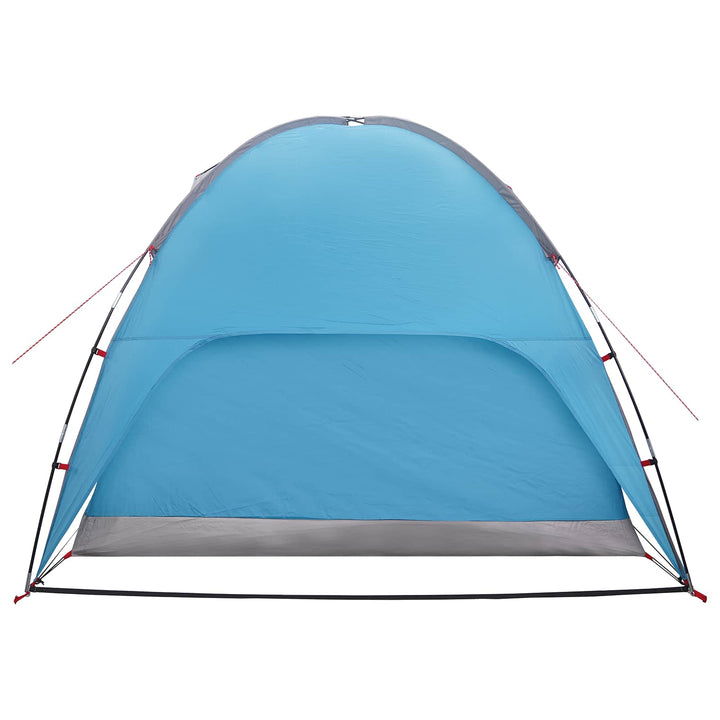 Camping telt med regnslag vandafvisende Blå 245 x 245 x 149 cm