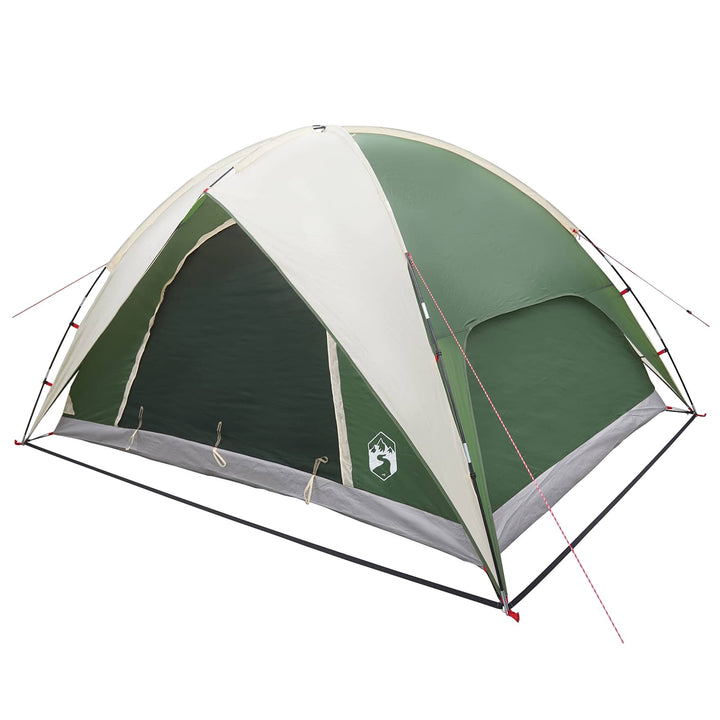Camping telt med regnslag vandafvisende Grøn 360 x 245 x 185 cm