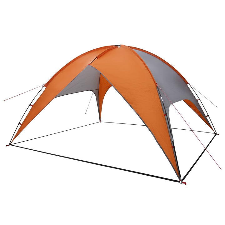 Camping telt med regnslag vandafvisende Kuppel Grå og orange