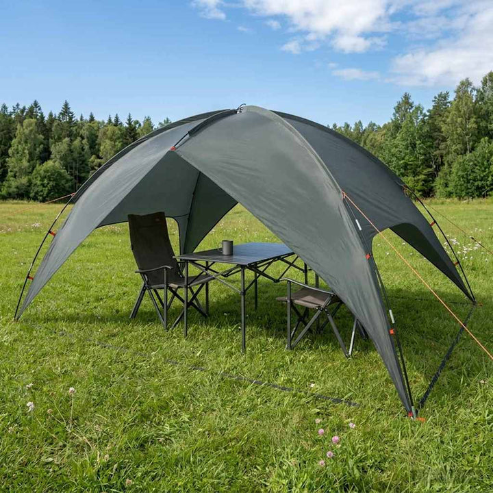 Camping telt med regnslag vandafvisende Kuppel Army Grøn