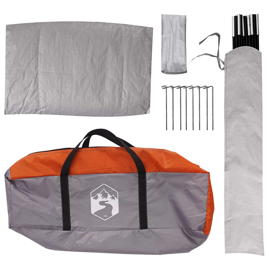 Bil Telt Grå og orange 239 x 210 x 210 cm Polyester og Stål