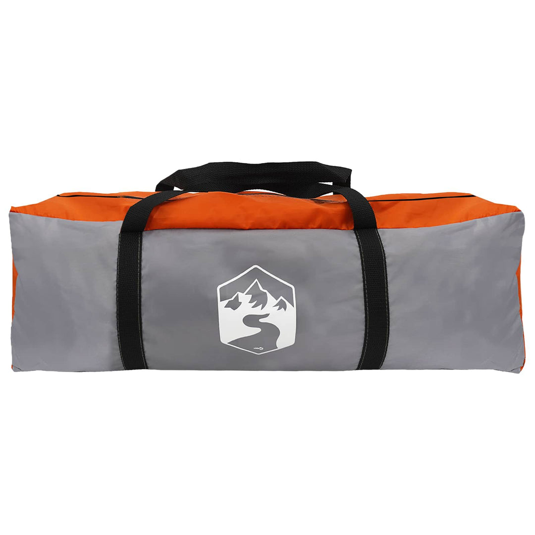 Bil Telt 200 x 170 x 170 cm Grå og orange Polyester og Stål