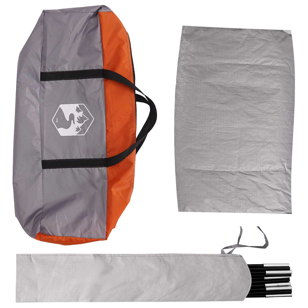 Bil Telt 200 x 170 x 170 cm Grå og orange Polyester og Stål