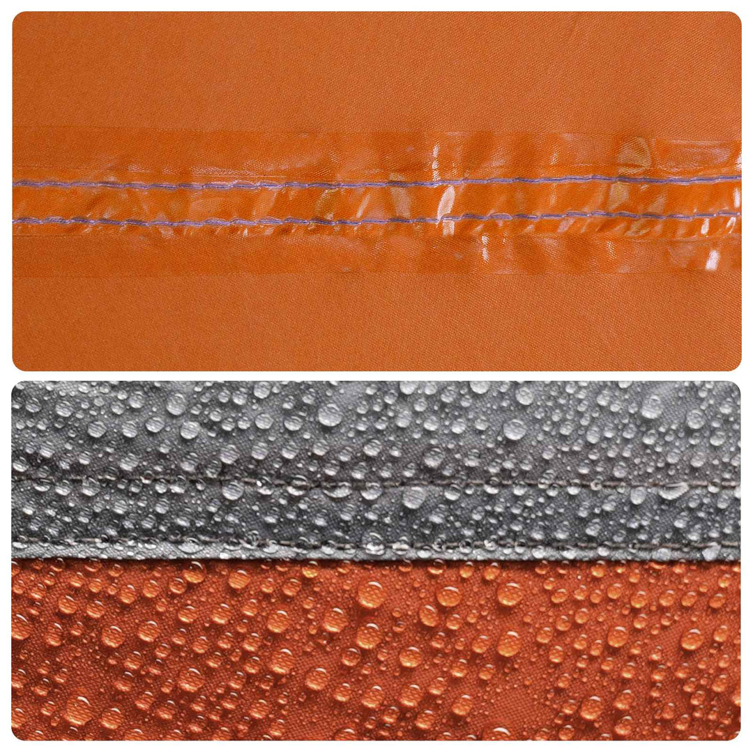Bil Telt 200 x 170 x 170 cm Grå og orange Polyester og Stål