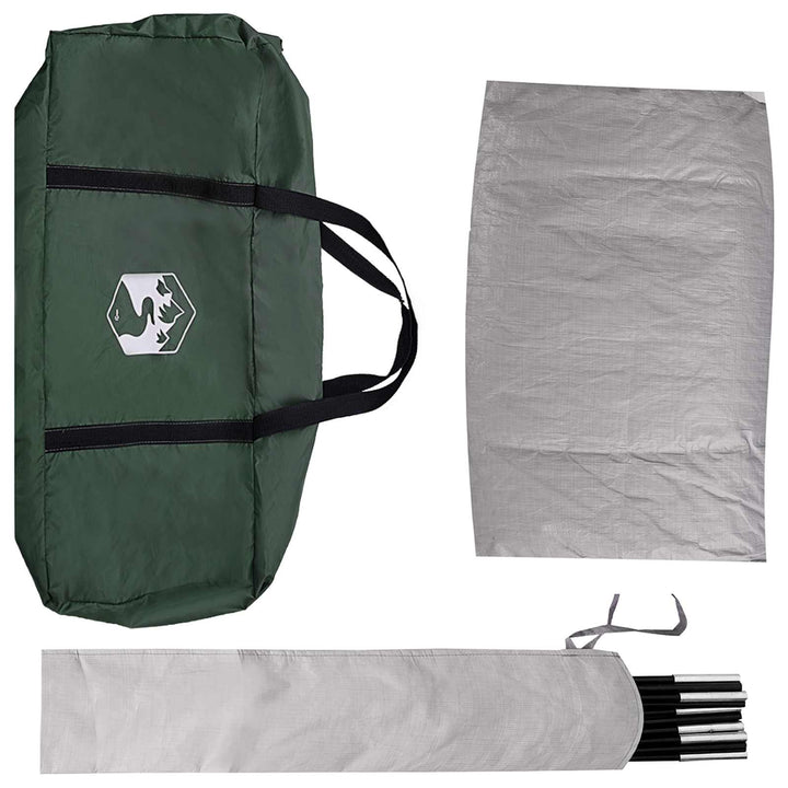 Bil Telt 200 x 170 x 170 cm Army Grøn Polyester og Stål