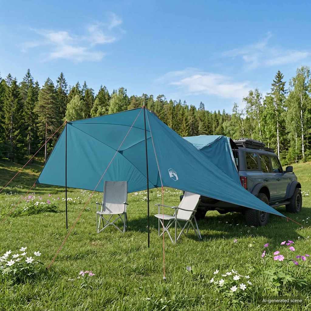 Bil Telt 308 x 215 x 220 cm Blå Polyester og Stål