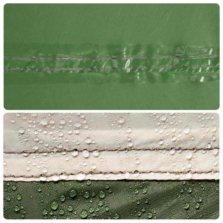 Fartøjs Markise Grøn 500 x 515 x 215 cm Polyester og Stål