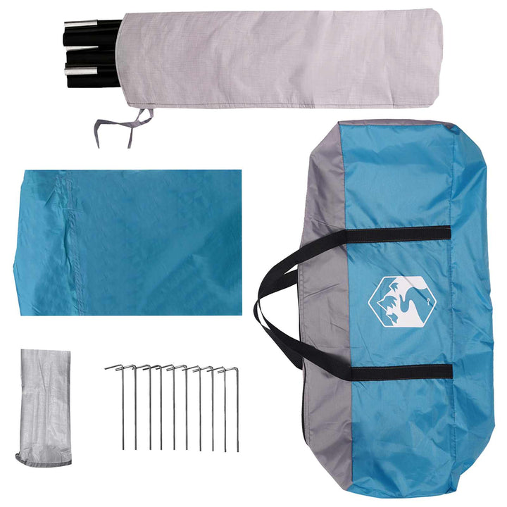 Tailgate awning vandafvisende Blå 405 x 280 x 220 cm