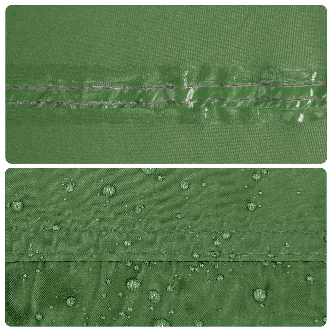 Camping tarp med mesh vægge Grøn 340 x 260 x 220 cm
