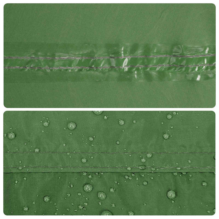 Camping tarp med mesh vægge Grøn 270 x 210 x 210 cm