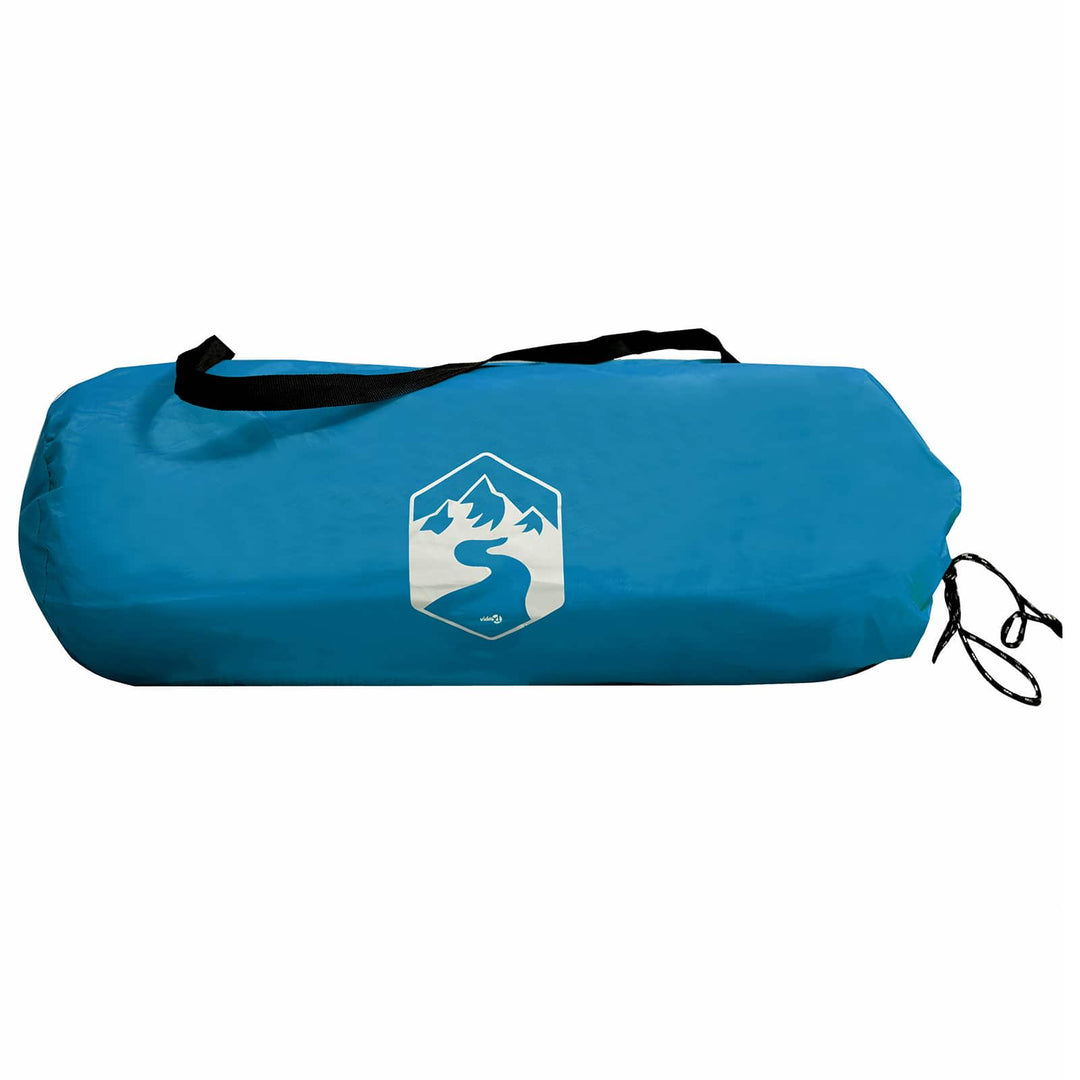 Camping tarp med mesh vægge Blå 270 x 210 x 210 cm