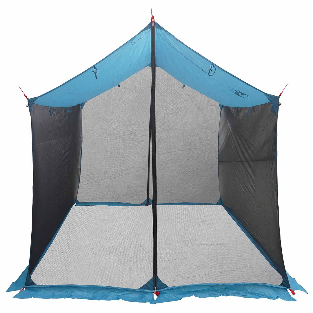 Camping tarp med mesh vægge Blå 270 x 210 x 210 cm
