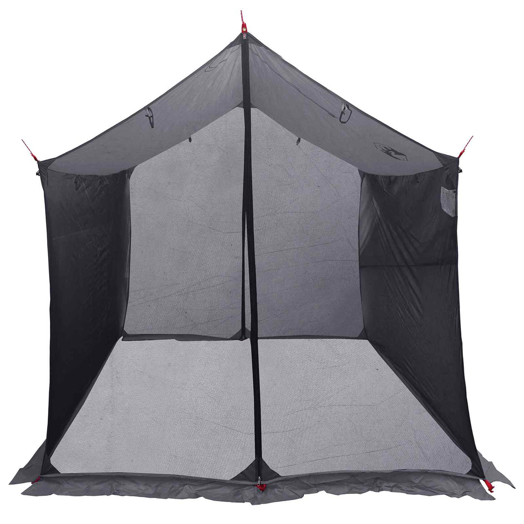 Camping tarp med mesh vægge Grå og orange 270 x 210 x 210 cm