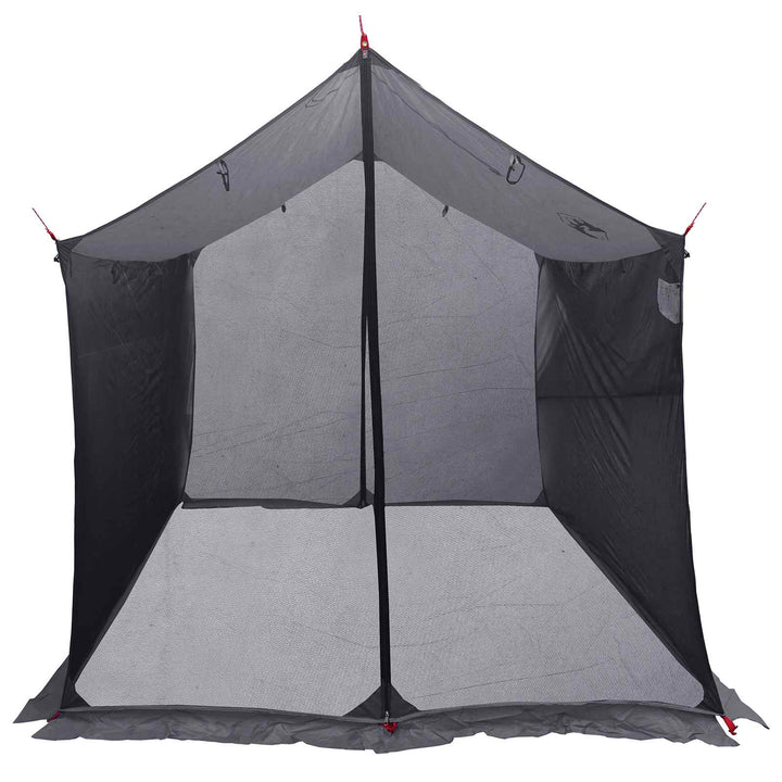 Camping tarp med mesh vægge Grå og orange 270 x 210 x 210 cm