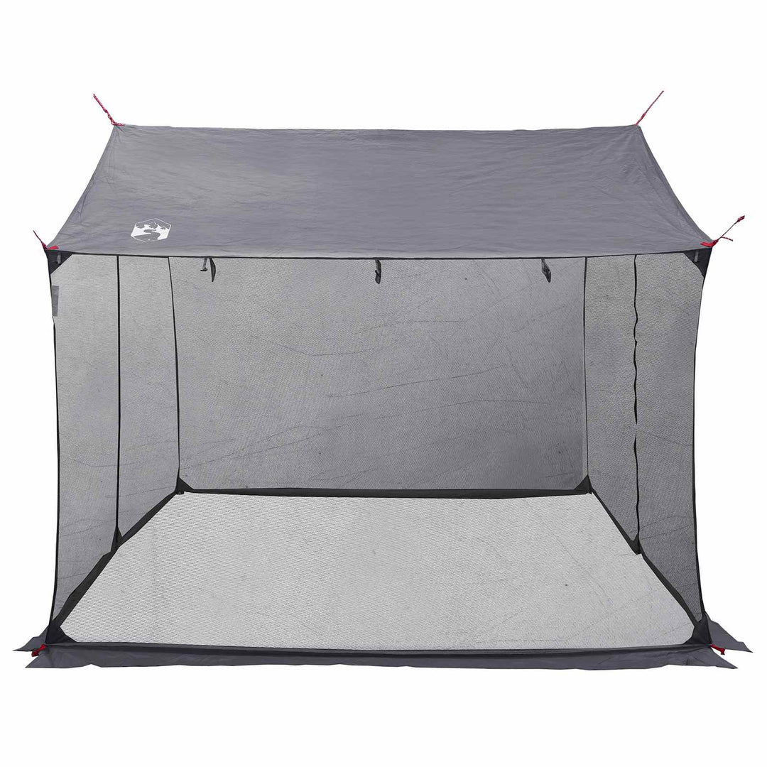 Camping tarp med mesh vægge Grå og orange 270 x 210 x 210 cm
