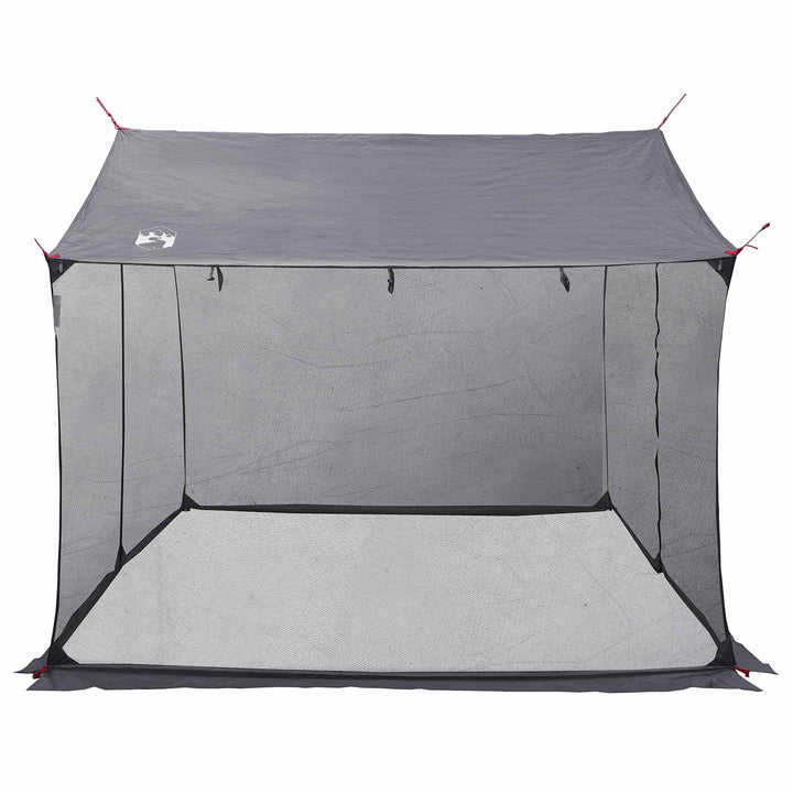 Camping tarp med mesh vægge Grå og orange 270 x 210 x 210 cm