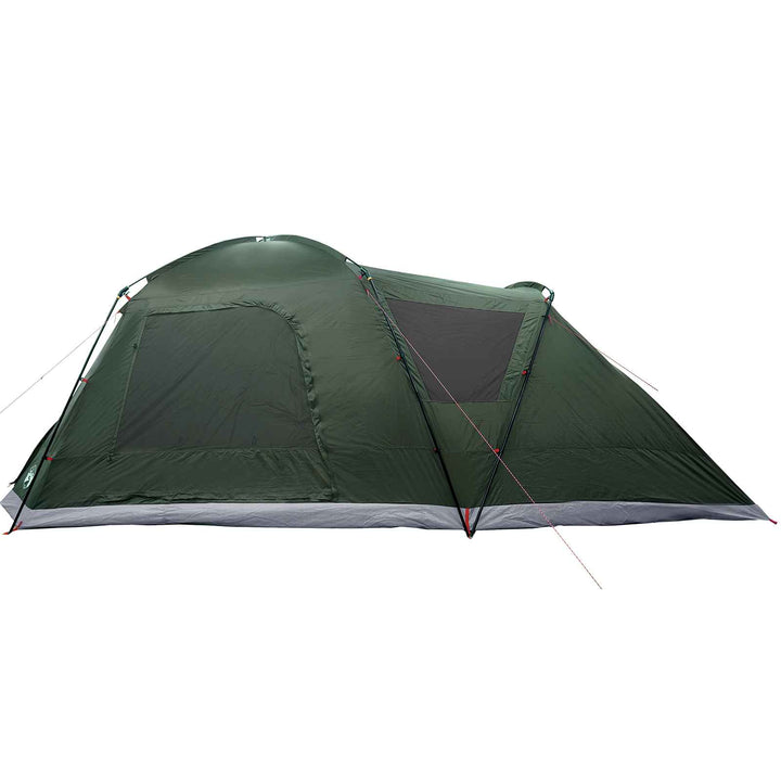 Hyttetelt med tag Army grøn 12-person Polyester og Stål