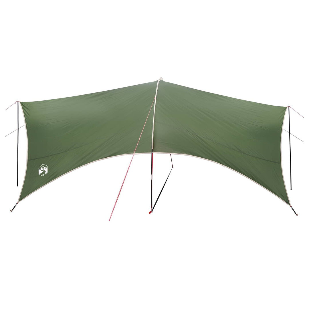 Camping tarp vandafvisende Grøn 550 x 400 x 230 cm
