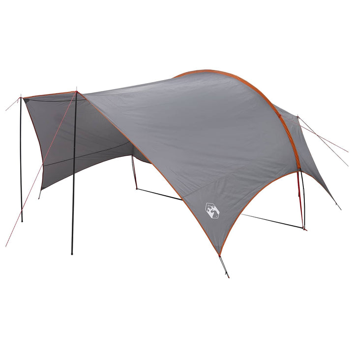 Camping tarp vandafvisende Grå og orange 550 x 400 x 230 cm