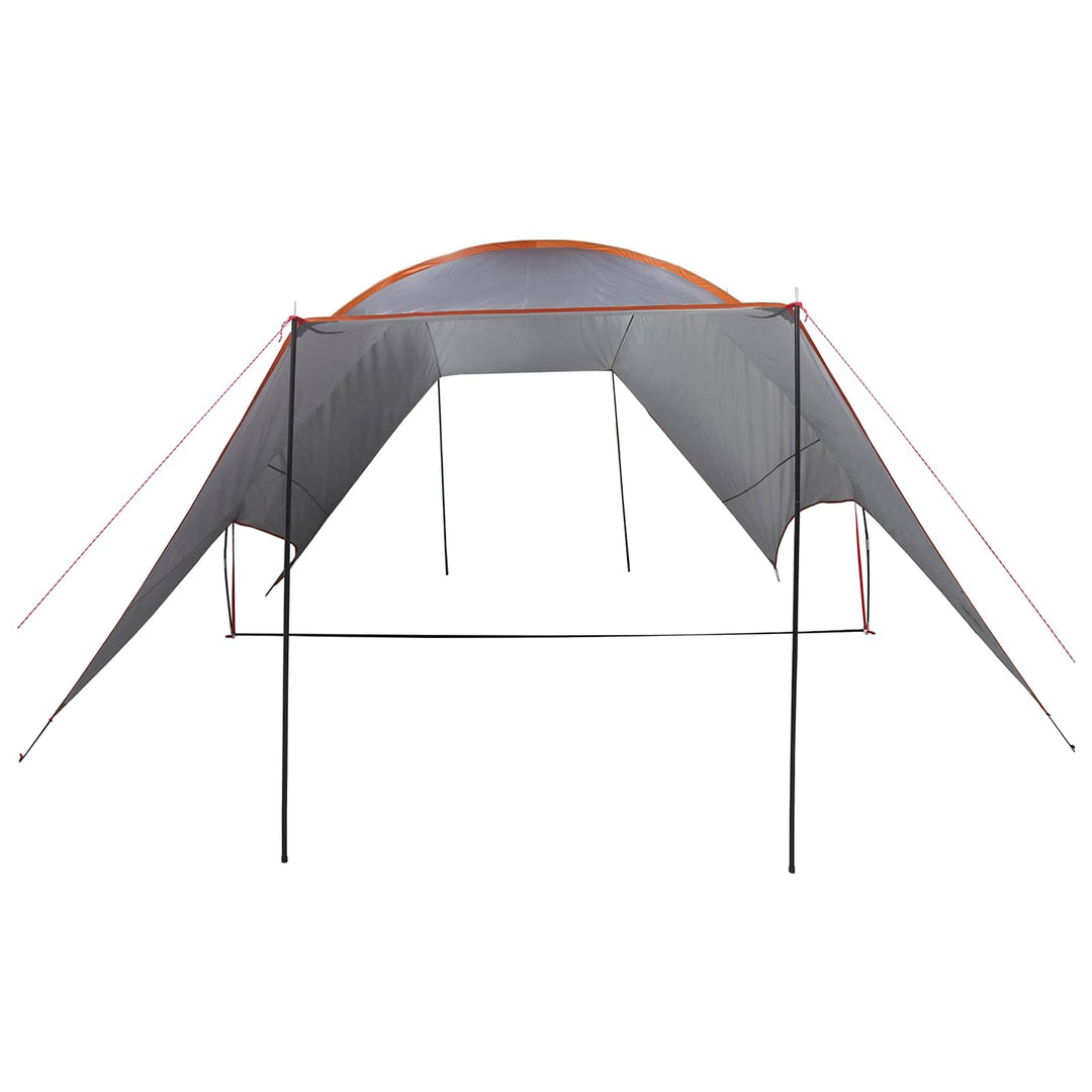 Camping tarp vandafvisende Grå og orange 550 x 400 x 230 cm