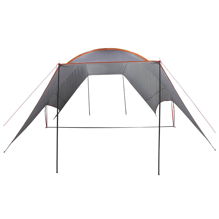 Camping tarp vandafvisende Grå og orange 550 x 400 x 230 cm
