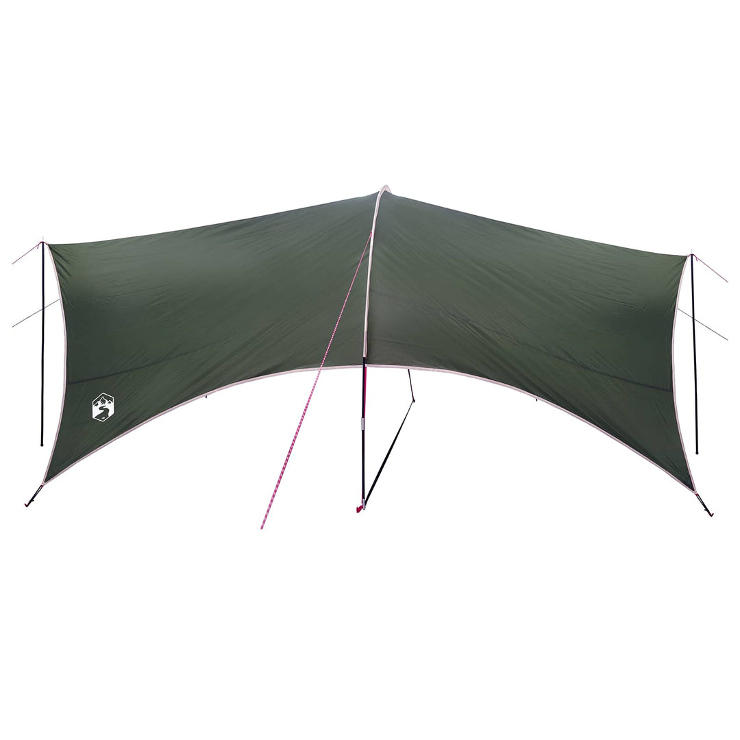 Camping tarp vandafvisende Army Grøn 550 x 400 x 230 cm