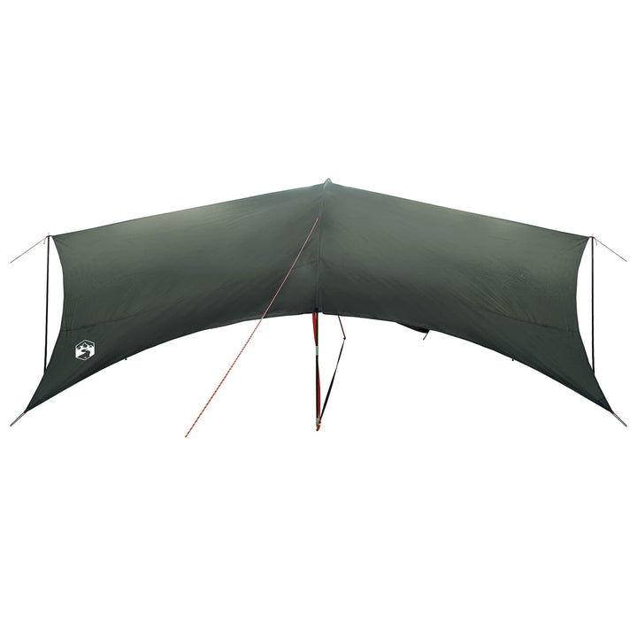 Camping tarp vandafvisende Army Grøn 695 x 580 x 200 cm