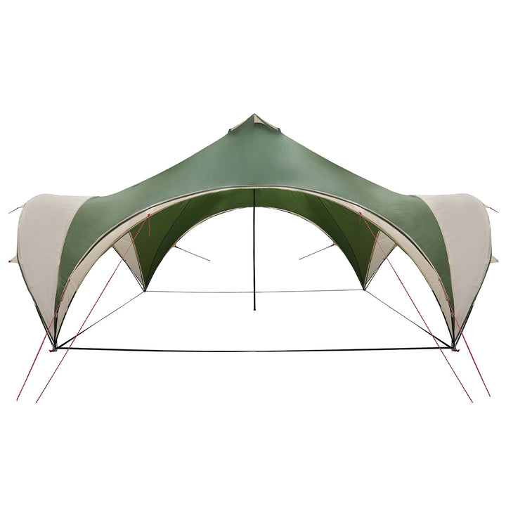 Party Tent med tag Grøn 500 x 500 x 350 cm Polyester og Stål