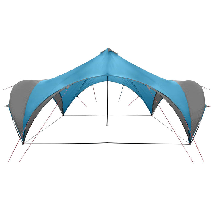 Party Tent med tag Blå 600 x 600 x 400 cm Polyester og Stål