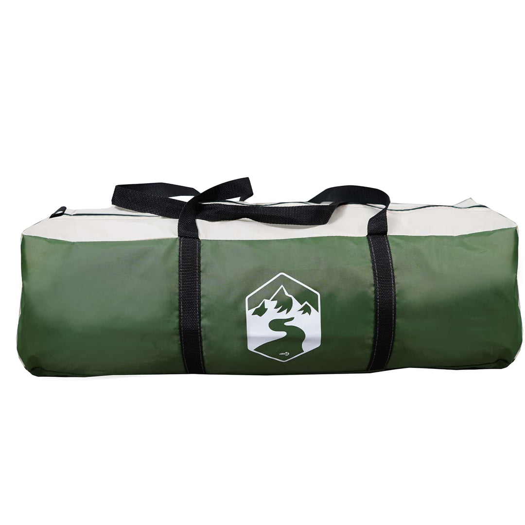 Party Tent med tag Grøn 400 x 400 x 320 cm Polyester og Stål