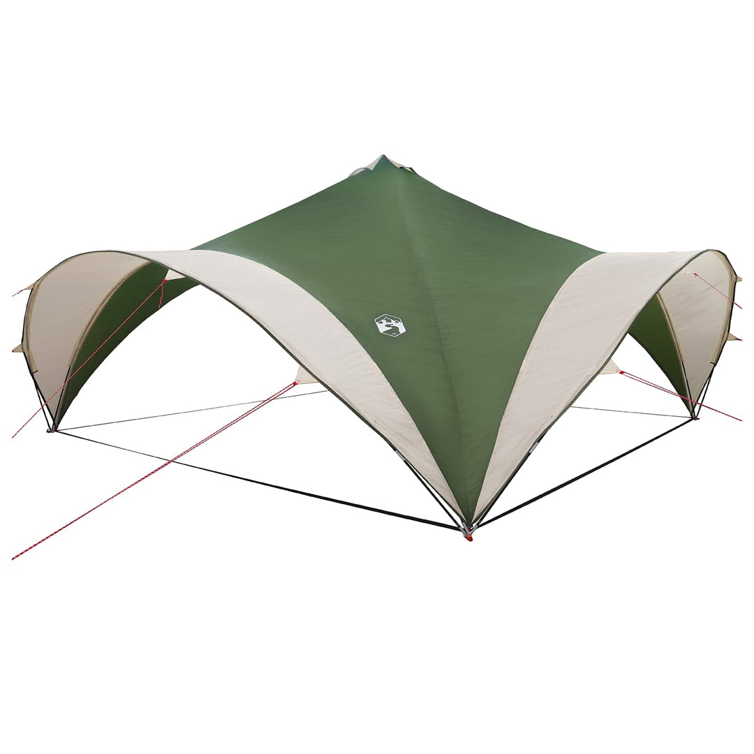 Party Tent med tag Grøn 400 x 400 x 320 cm Polyester og Stål