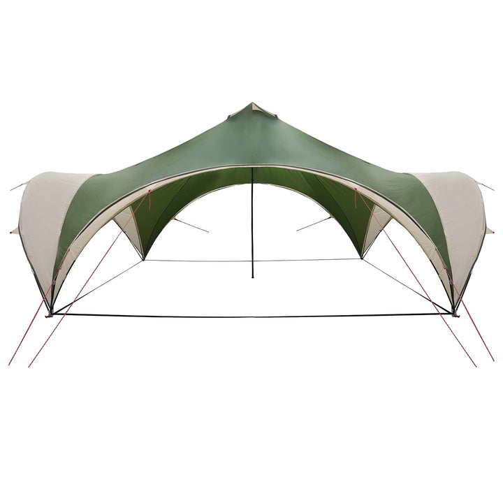 Party Tent med tag Grøn 400 x 400 x 320 cm Polyester og Stål