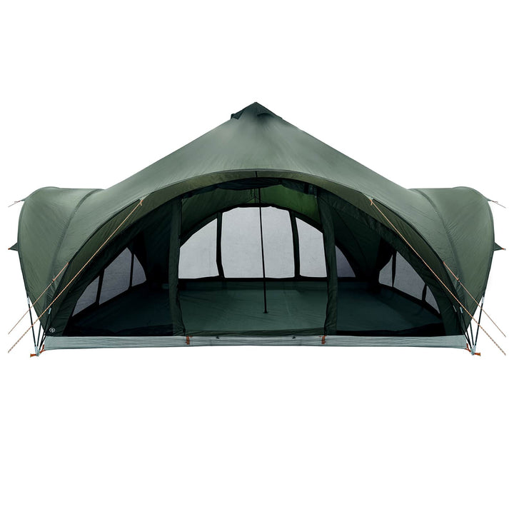 Tipi telt med tag Army grøn 18-Personer Polyester og Stål