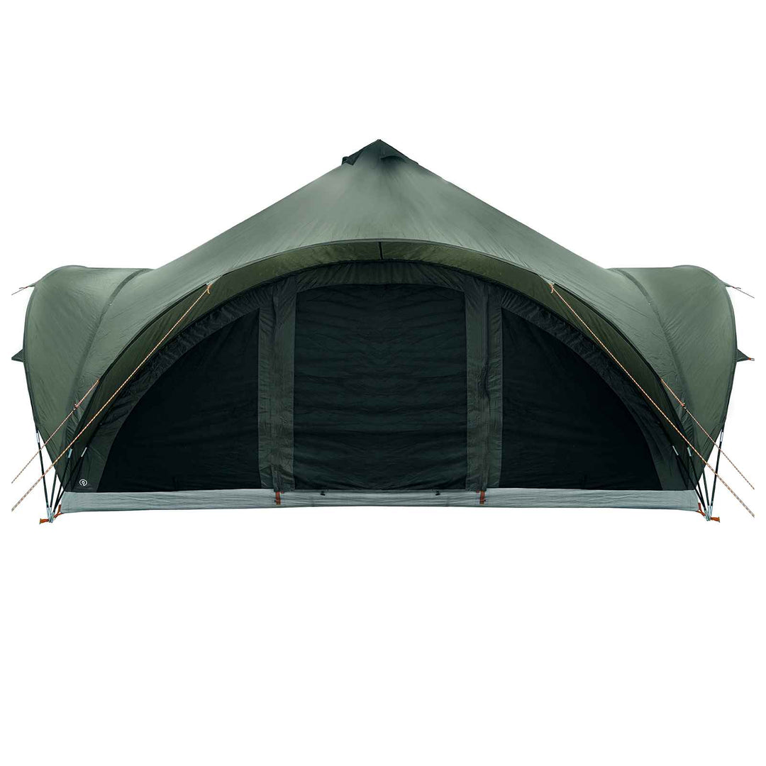 Tipi telt med tag Army grøn 18-Personer Polyester og Stål