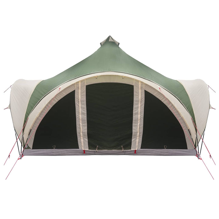 Tipi telt med tag Grøn 6-personers Polyester og Stål