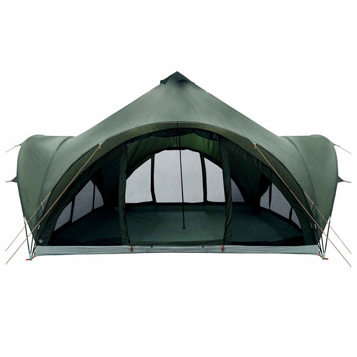 Tipi telt med tag Army grøn 6-personers Polyester og Stål