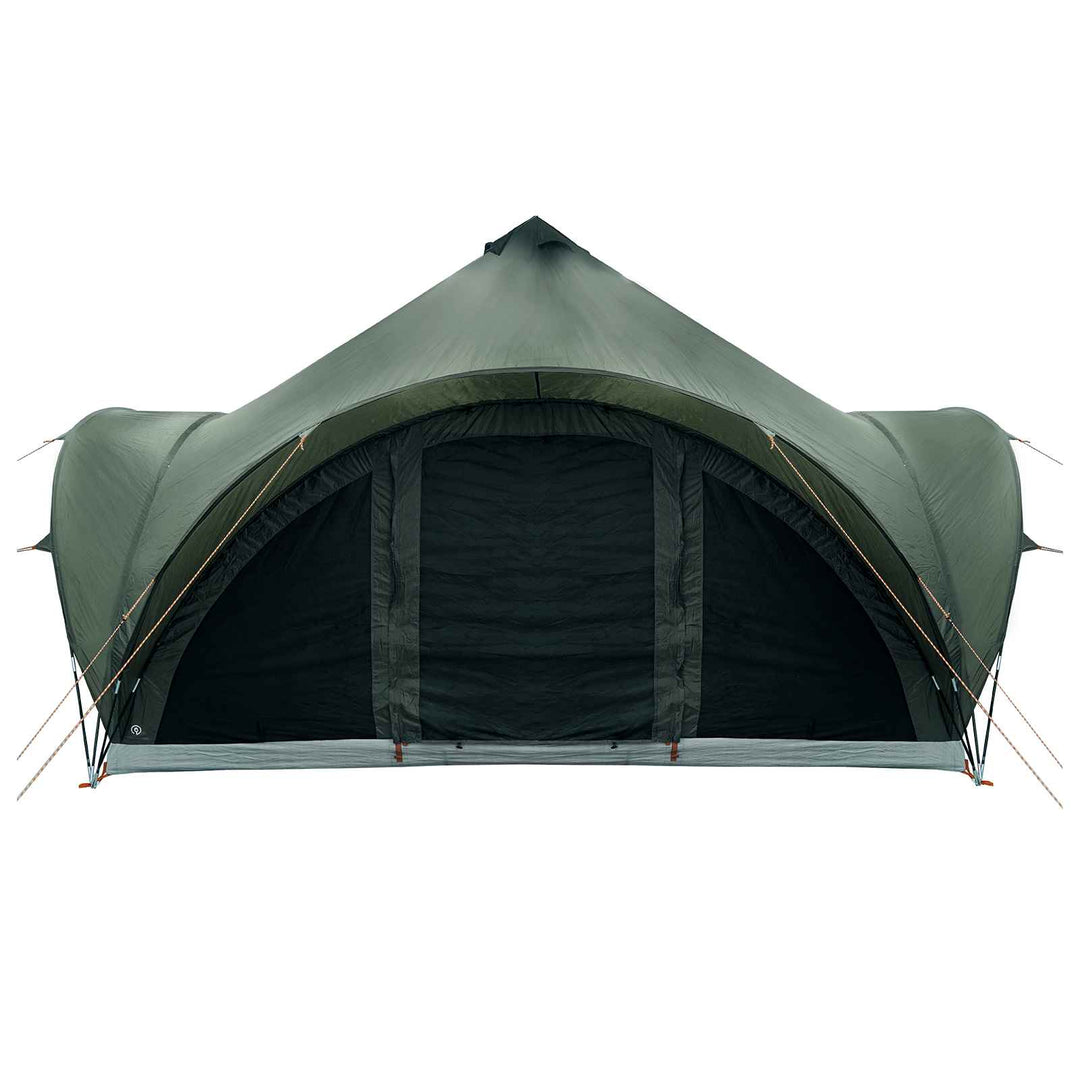 Tipi telt med tag Army grøn 6-personers Polyester og Stål