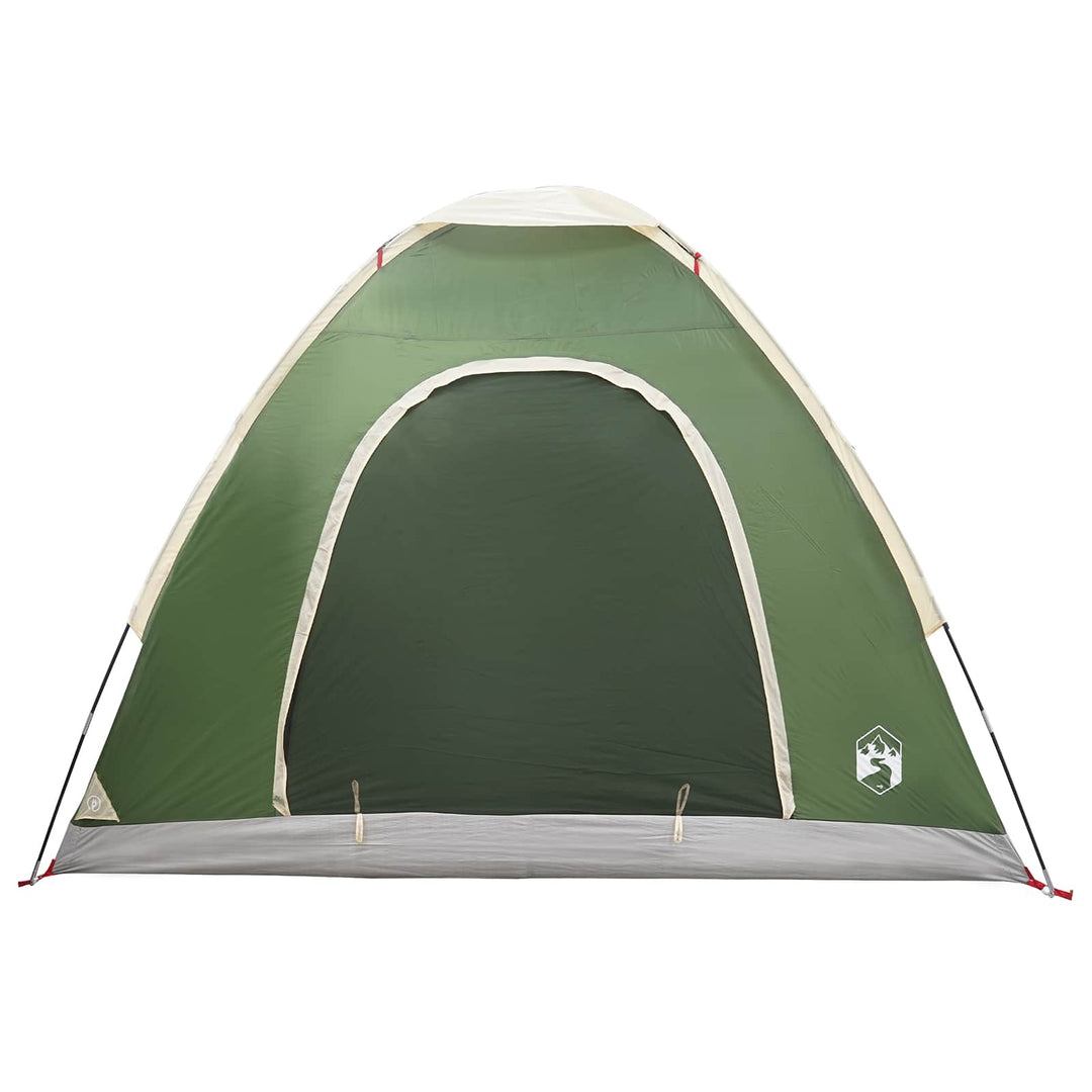Camping telt med tag med luftventil Grøn 190 x 140 x 105 cm