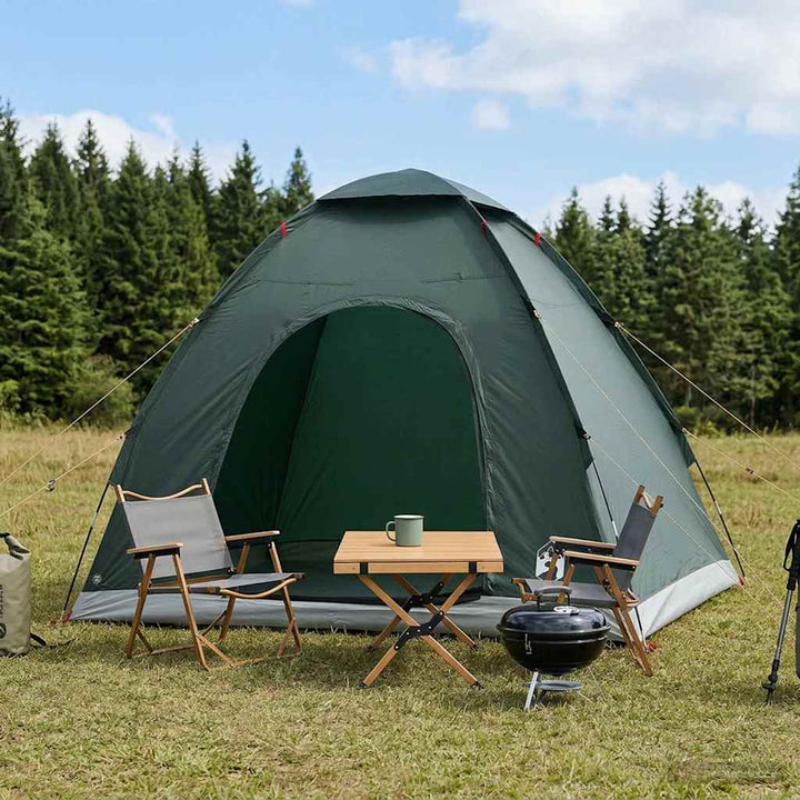Camping telt med tag Army Grøn 190 x 140 x 105 cm