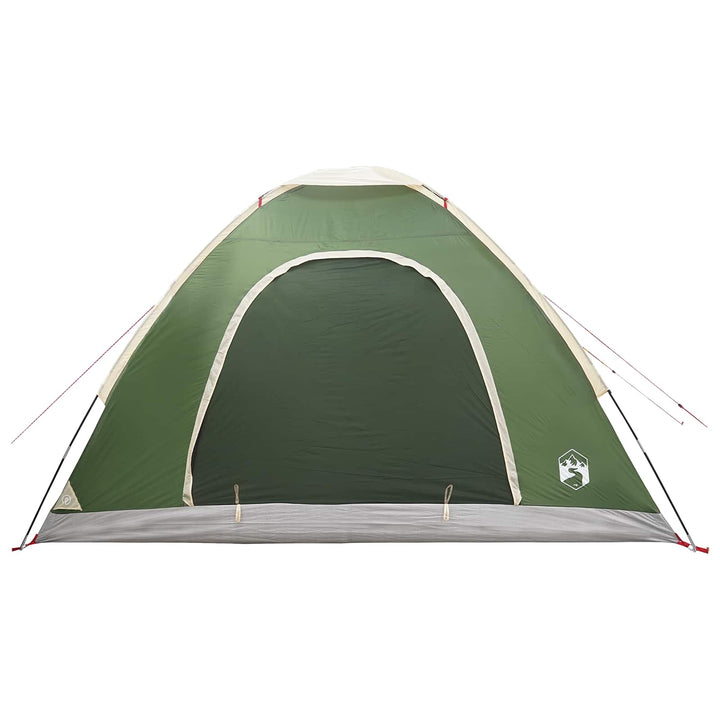 Camping telt med tag med luftventil Grøn 275 x 215 x 125 cm