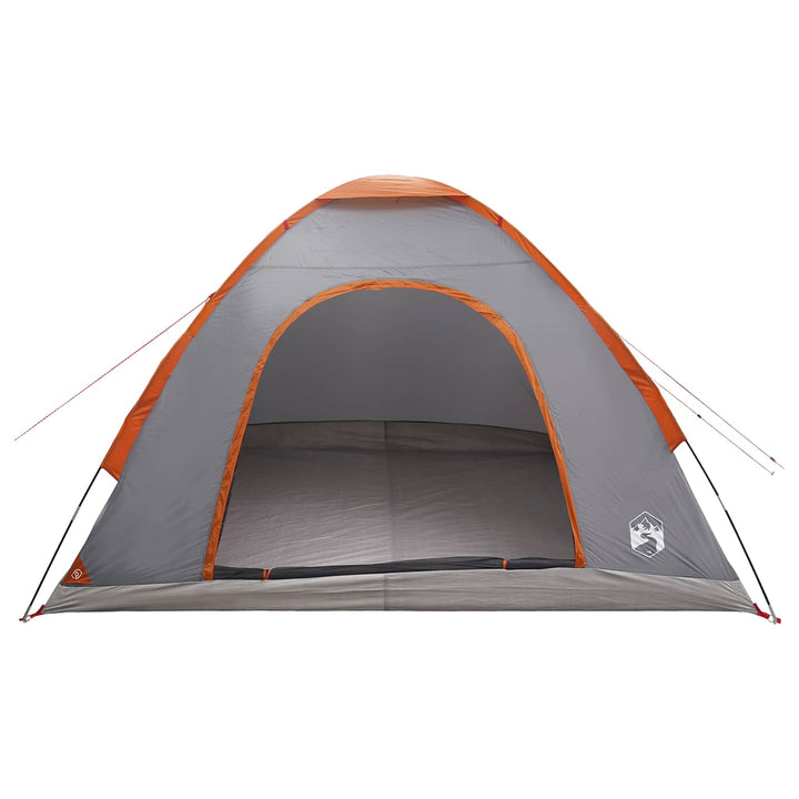 Camping telt med tag Grå og orange 275 x 215 x 125 cm