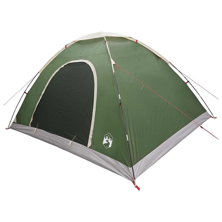 Camping telt med tag med luftventil Grøn 335 x 275 x 180 cm