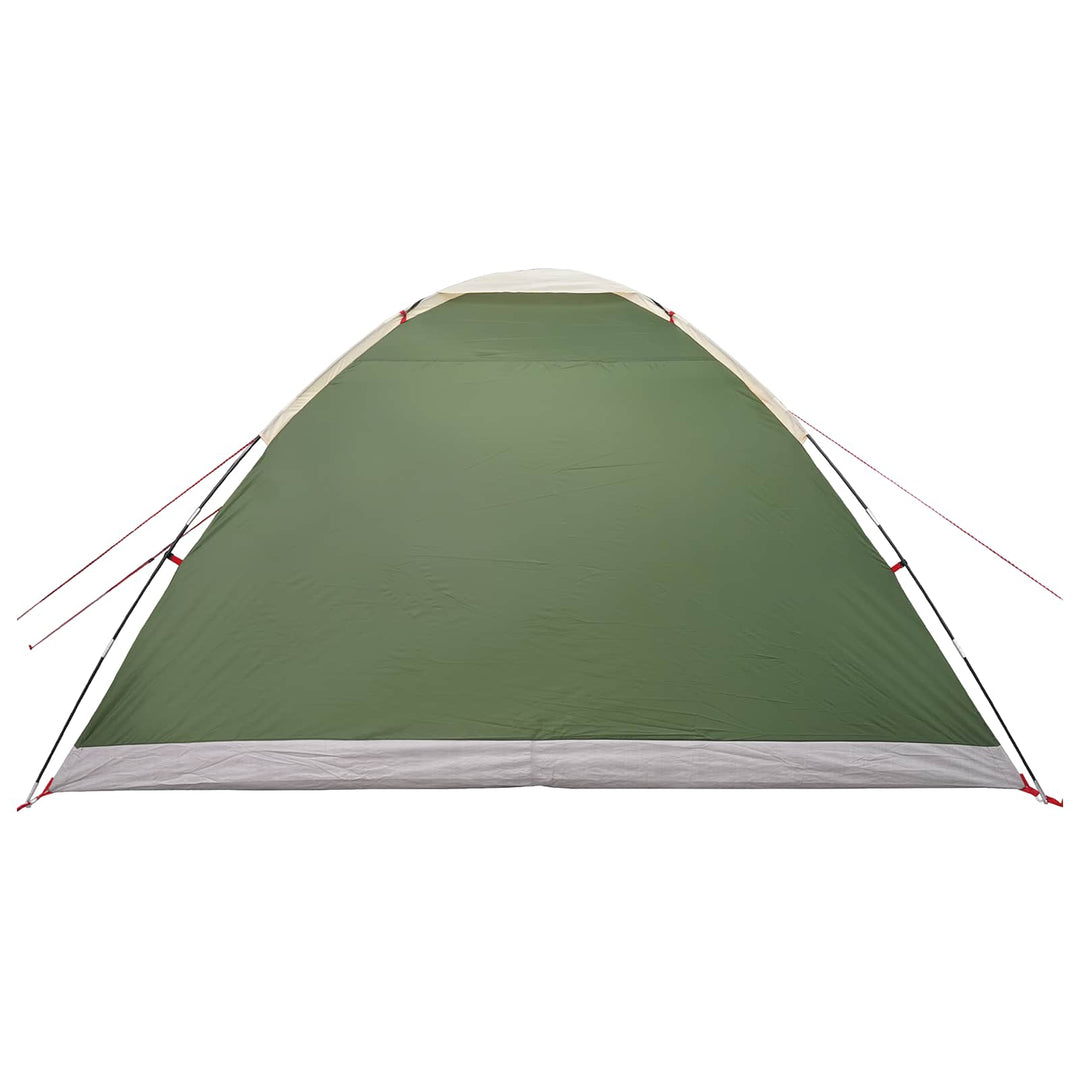 Camping telt med tag med luftventil Grøn 335 x 275 x 180 cm