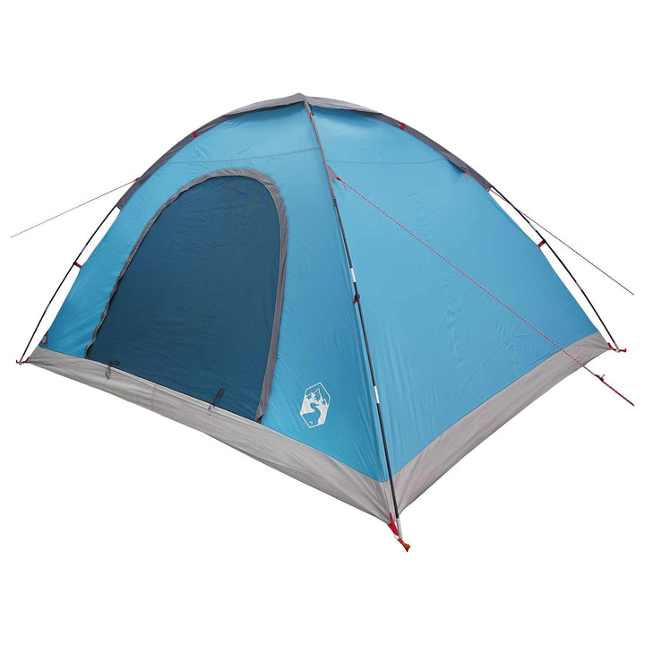Camping telt med tag med luftventil Blå 335 x 275 x 180 cm