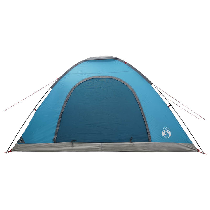 Camping telt med tag med luftventil Blå 335 x 275 x 180 cm