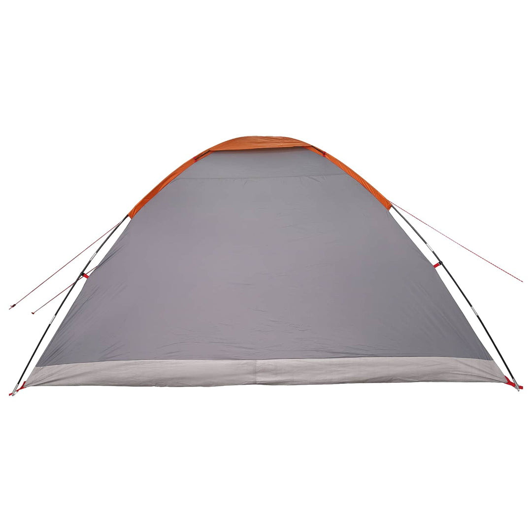 Camping telt med tag Grå og orange 335 x 275 x 180 cm