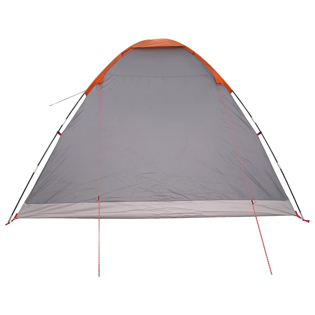 Camping telt med tag Grå og orange 335 x 275 x 180 cm