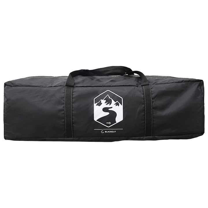 Camping telt med tag Hvid Blackout 335 x 275 x 180 cm