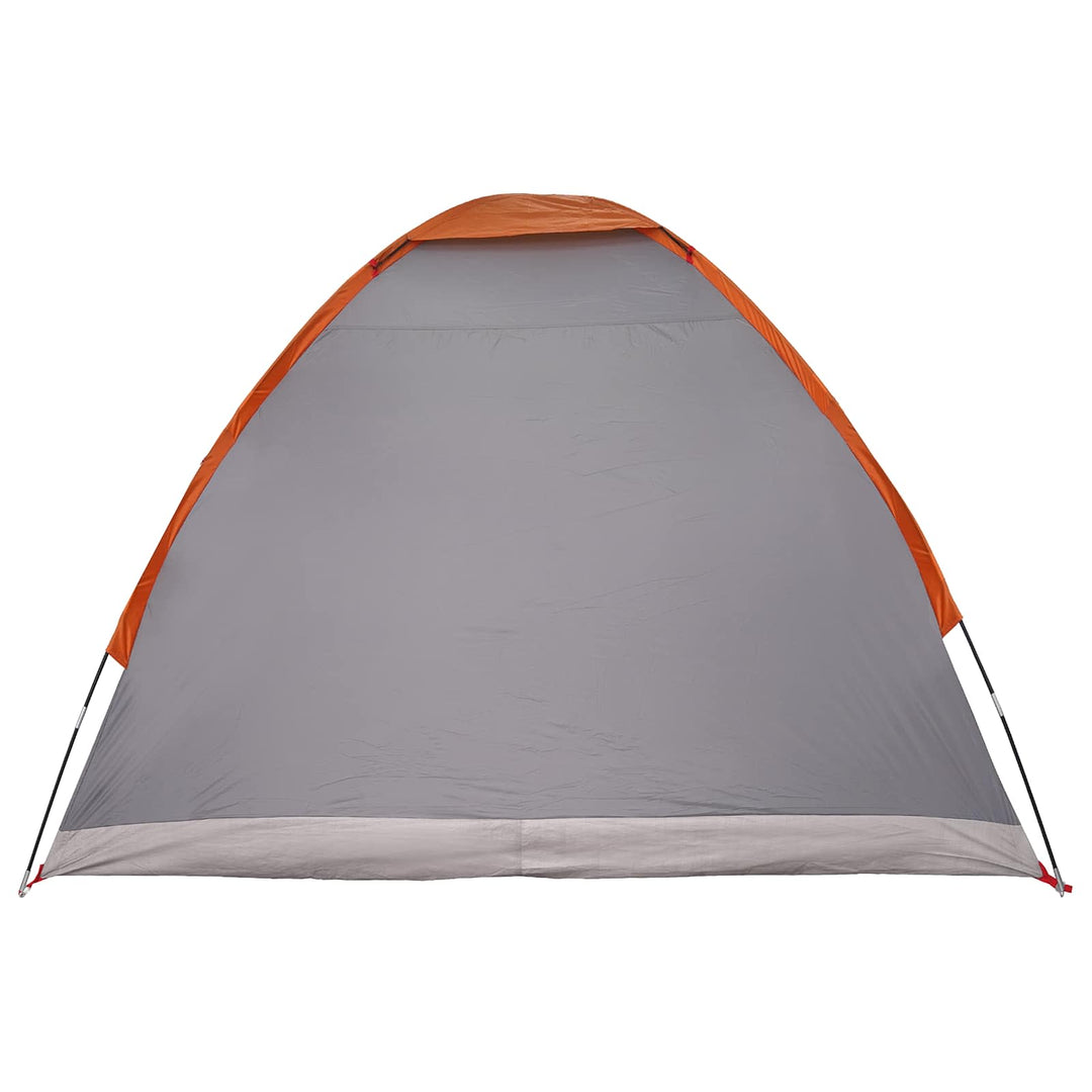 Camping telt Grå og orange 2-personers Polyester og Stål